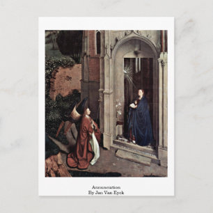 Ankündigung von Jan Van Eyck Postkarte