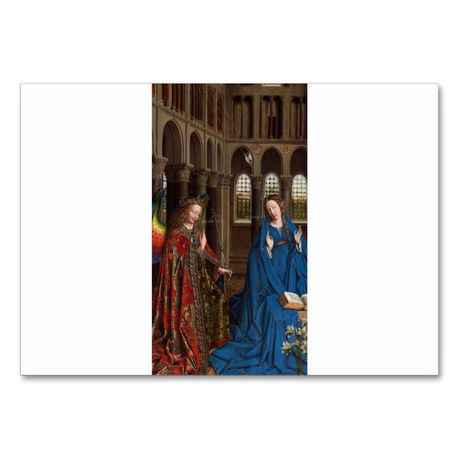 Ankündigung von Jan van Eyck Tischnummer (Vorderseite)