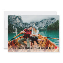 Ankündigung von Kleinsthochzeiten