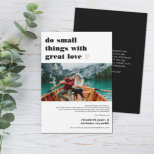 Ankündigung von Kleinsthochzeiten