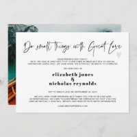 Ankündigung von Kleinsthochzeiten