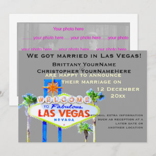 Ankündigung von Las Vegas Wedding Foto