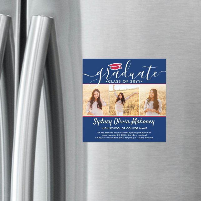 Ankündigung von Magnetic Red White & Blue Abschlus (Von Creator hochgeladen)