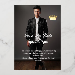 Ankündigung von Male Pageant