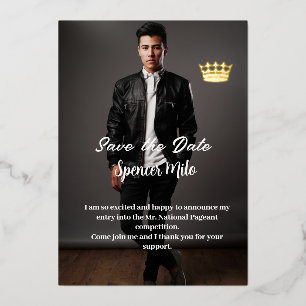 Ankündigung von Male Pageant