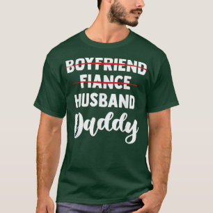 Ankündigung von Mens Preganancy Gender Reveal Baby T-Shirt