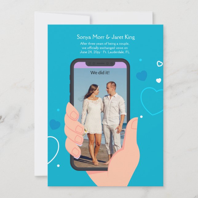Ankündigung von Mobil Phone Foto (Vorderseite)
