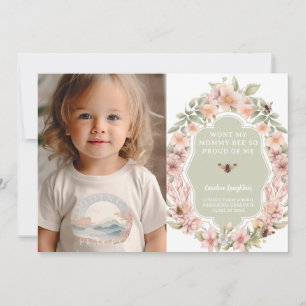 Ankündigung von Mommy Bee Proud Preschool Abschlus