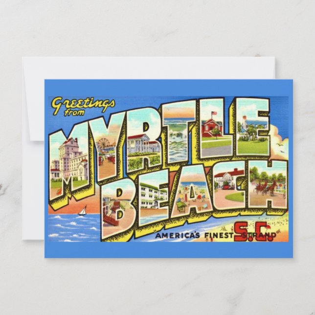 Ankündigung von Myrtle Beach SC Moving (Vorderseite)