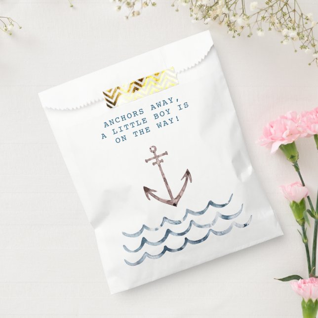 Ankündigung von Nautical Baby Boy Birth Geschenktütchen (Versiegelt)