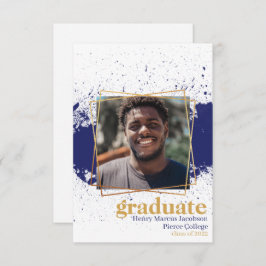 Ankündigung von Navy & Gold Funky Platsch Abschlus