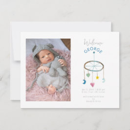 Ankündigung von niedlich Baby Mobile Foto Baby