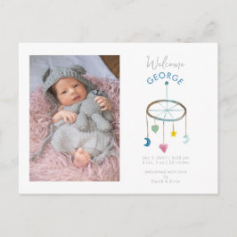 Ankündigung von niedlich Baby Mobile Foto Baby