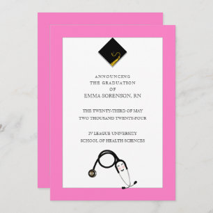 Ankündigung von Nurse Abschluss