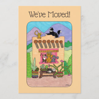 Ankündigung von Orange Adobe House & Cats Moving