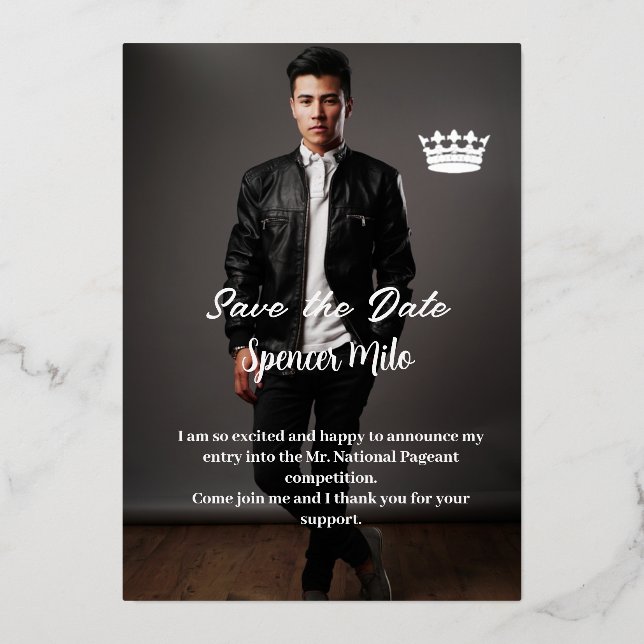 Ankündigung von Pageant (Vorderseite)