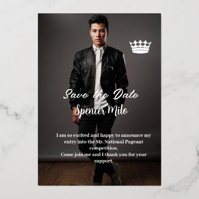 Ankündigung von Pageant (Vorderseite)