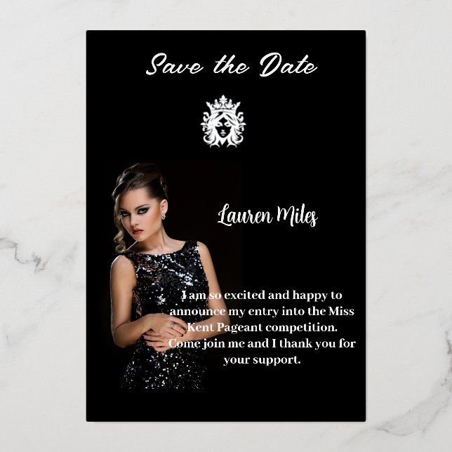 Ankündigung von Pageant (Vorderseite)