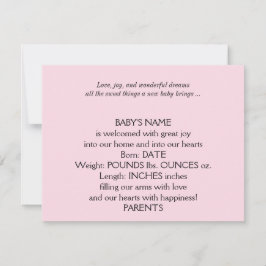 Ankündigung von Pastel Rainbow Frame Baby