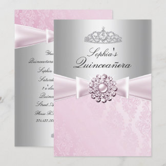 Ankündigung von Pink Bow & Tiara Quinceanera