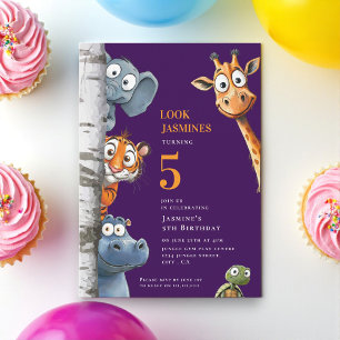 Ankündigung von Playful Zoo Animals Pink Party