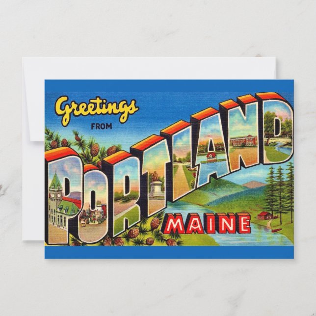 Ankündigung von Portland Maine Moving (Vorderseite)