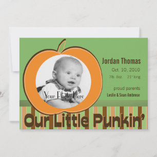 Ankündigung von Pumpkin-Foto