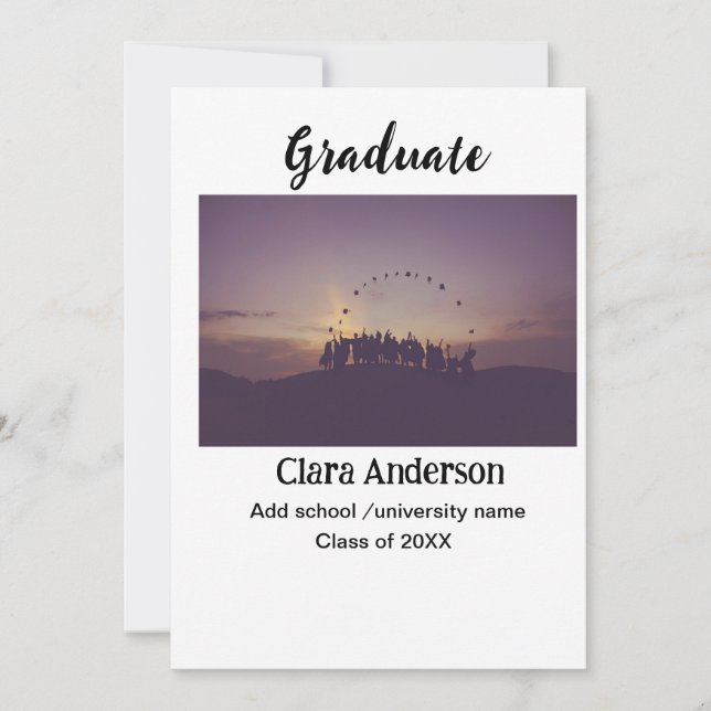 Ankündigung von QR-Abschluss (Vorderseite)