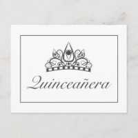 Ankündigung von Quinceañera Party UAWG Einladung