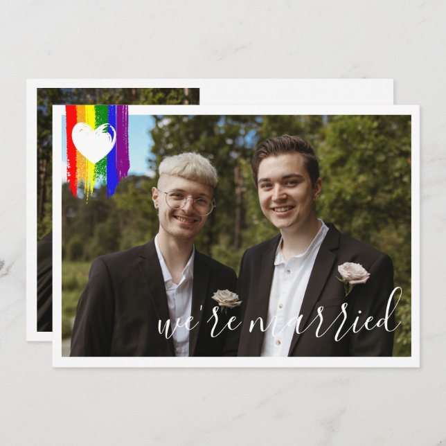 Ankündigung von Rainbow Pride Heart Gay (Vorne/Hinten)