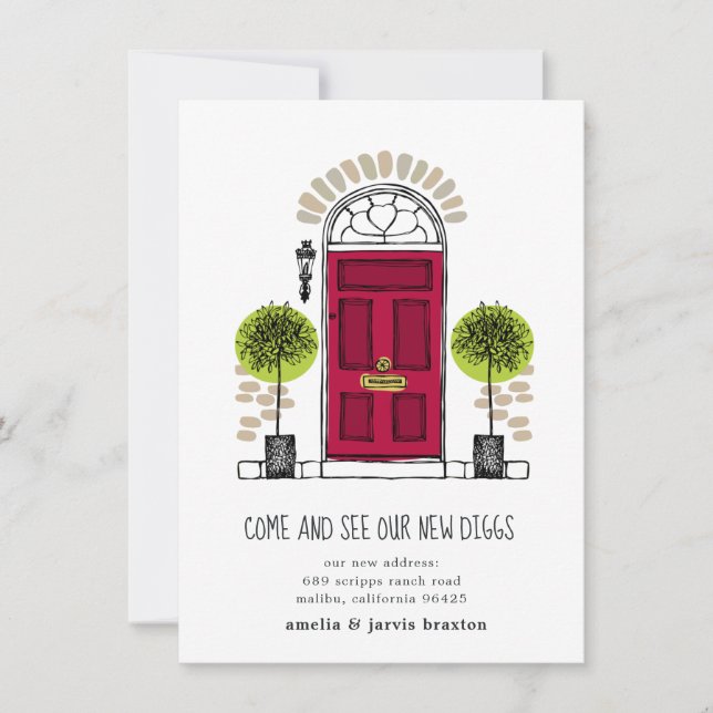 Ankündigung von Red Door New House (Vorderseite)