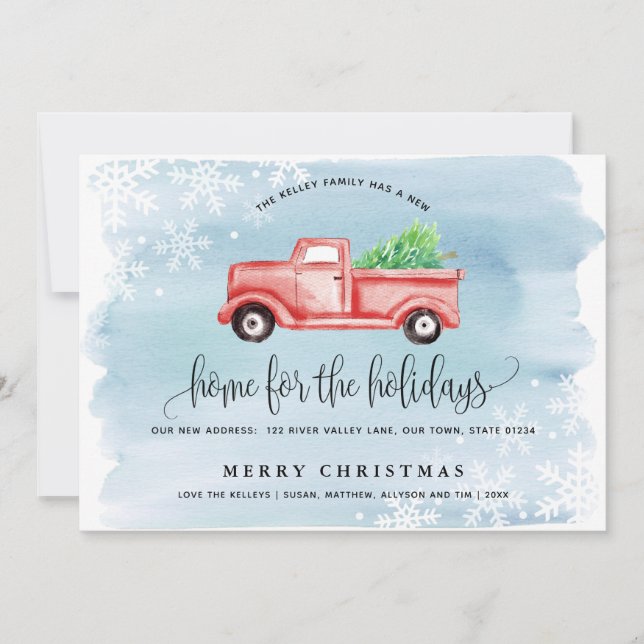 Ankündigung von Red Farmhouse Truck Moving (Vorderseite)