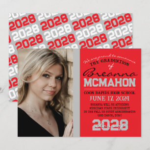 Ankündigung von Red & Silver Abschluss Foto