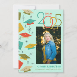 Ankündigung von Retro Vintag Foto Abschluss