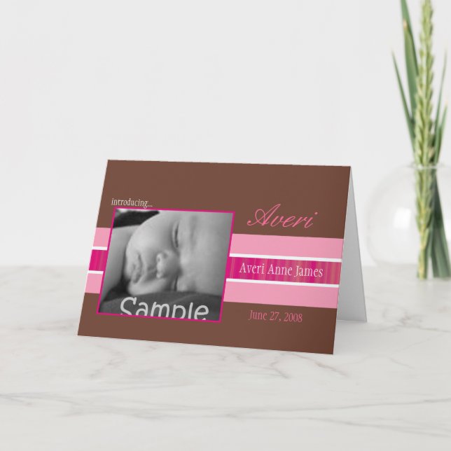 Ankündigung von Rosa Ribbon (Vorderseite)