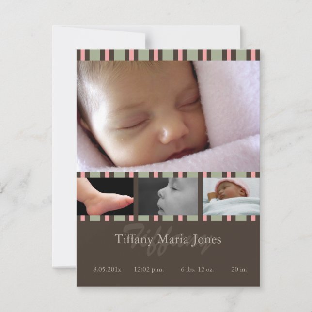 Ankündigung von Rosa Streifen (Vorderseite)