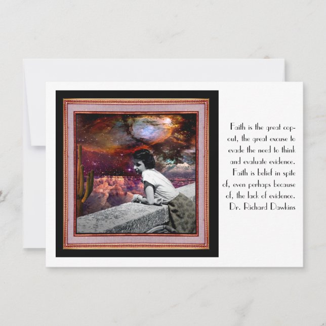 Ankündigung von Rosalind franklin Abschluss (Vorderseite)