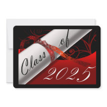 Ankündigung von Rot und Schwarz-Abschluss