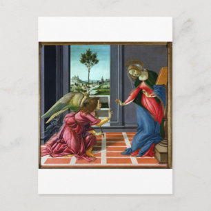 Ankündigung von Sandro Botticelli Postkarte