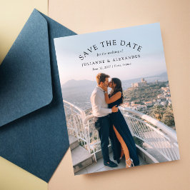Ankündigung von Save the Date Foto