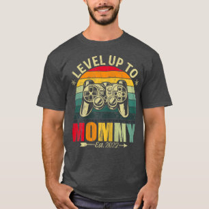 Ankündigung von Schwangerschaft und Mama von Fraue T-Shirt
