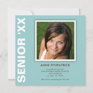 Ankündigung von Senior Foto Abschluss