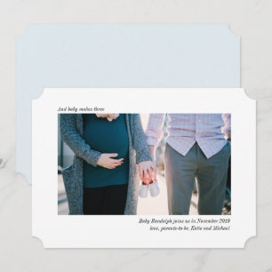 Ankündigung von "Sleek and Simple Foto Pregnancy"