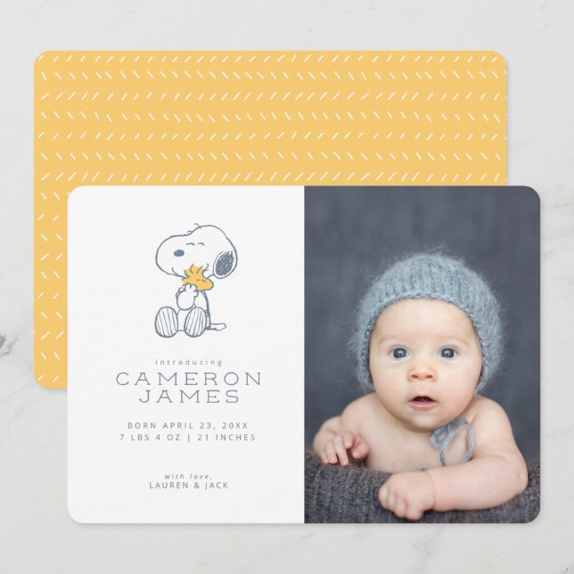 Ankündigung von Snoopy & Woodstock (Vorne/Hinten)