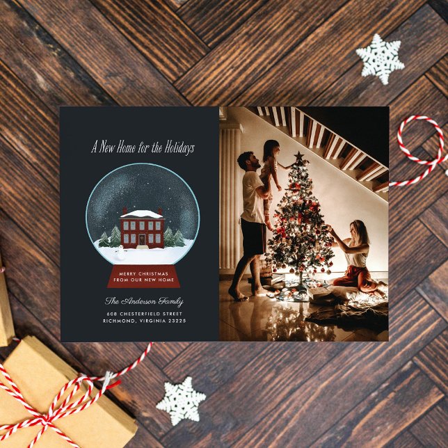 Ankündigung von Snow Globe Foto Holiday Moving (Von Creator hochgeladen)