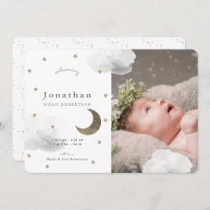 Ankündigung von Stars & Gray Clouds Foto Baby