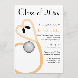 Ankündigung von Stethoscope Medical School Abschlu
