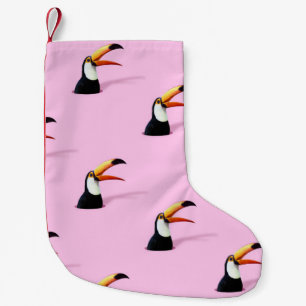 Ankündigung von Toucan: Tropical Pink Paradise Kleiner Weihnachtsstrumpf