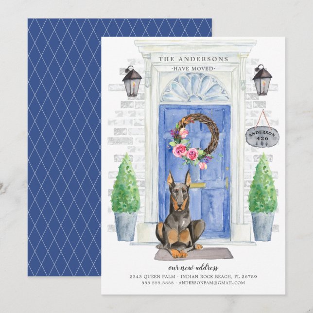 Ankündigung von Türbewegungen an der Doberman-Fron (Vorne/Hinten)