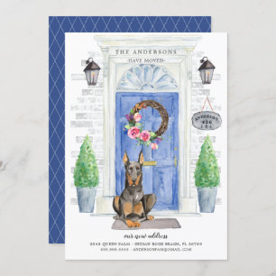 Ankündigung von Türbewegungen an der Doberman-Fron